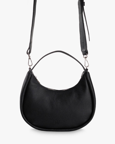 "LORI" LEATHER, BLACK