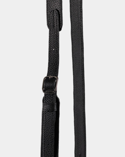 "LORI" LEATHER, BLACK