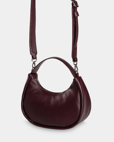 "LORI" LEATHER, BURGUNDY