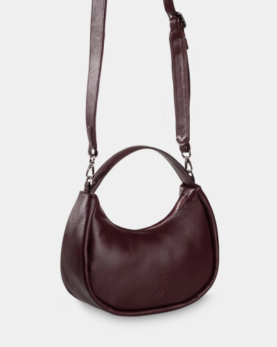 "LORI" LEATHER, BURGUNDY