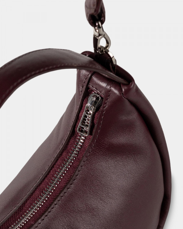 LORI LEATHER, BURGUNDY
