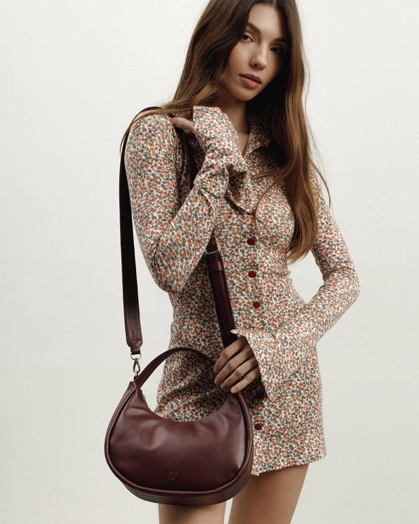 LORI LEATHER, BURGUNDY