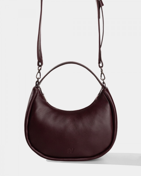 LORI LEATHER, BURGUNDY