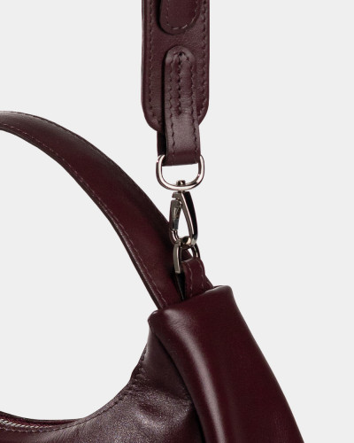 "LORI" LEATHER, BURGUNDY