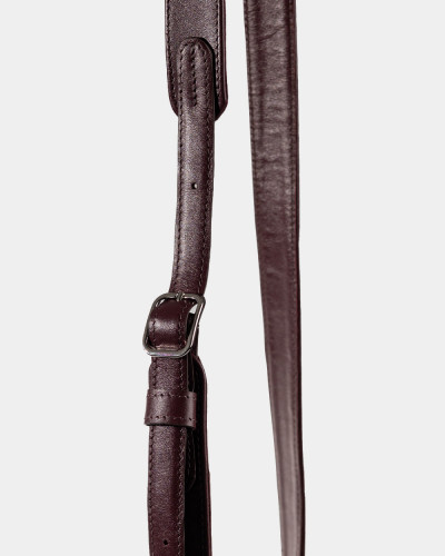 "LORI" LEATHER, BURGUNDY