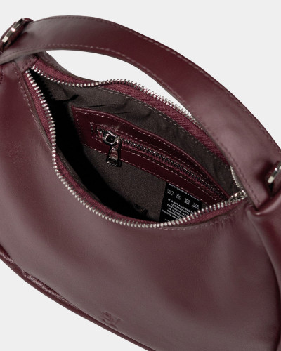 "LORI" LEATHER, BURGUNDY