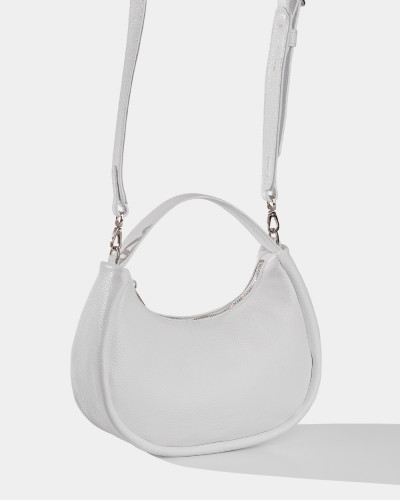 "LORI" LEATHER, WHITE
