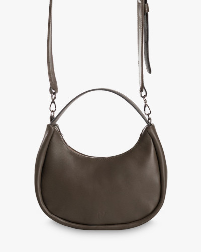 "LORI" LEATHER, WALNUT