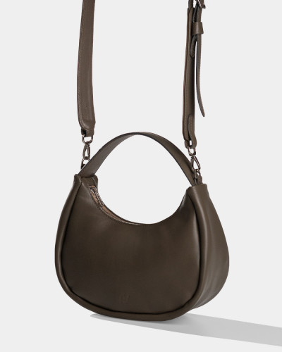 "LORI" LEATHER, WALNUT