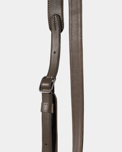 "LORI" LEATHER, WALNUT