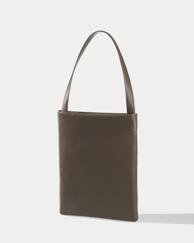 "THEA" LEATHER, WALNUT