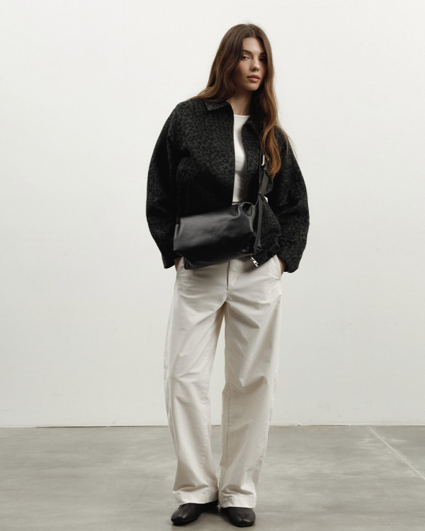 ROBIN LEATHER, BLACK