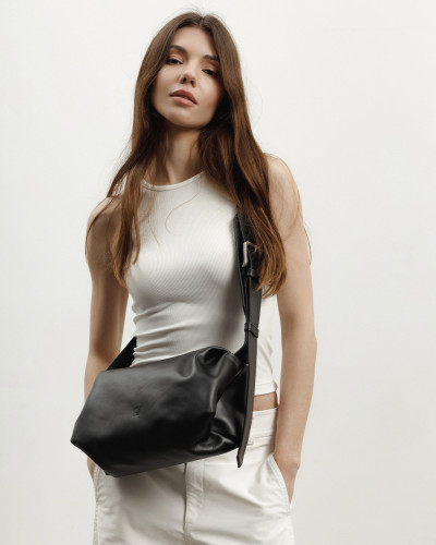 "ROBIN" LEATHER, BLACK