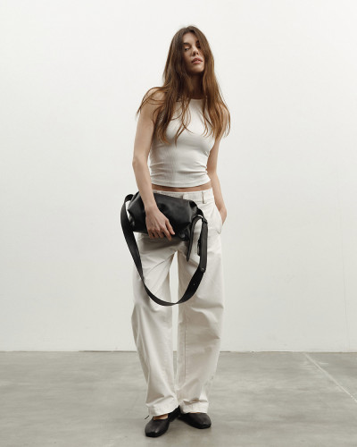 "ROBIN" LEATHER, BLACK