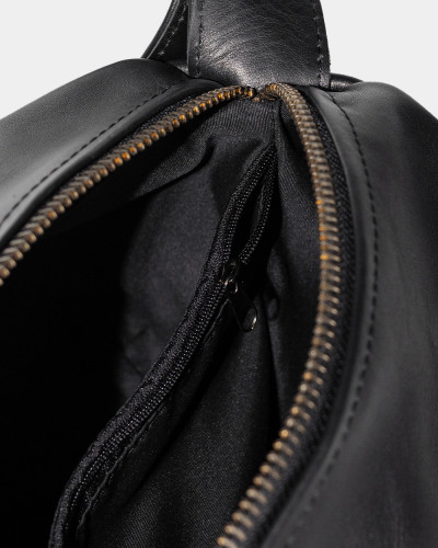 "ROBIN" LEATHER, BLACK