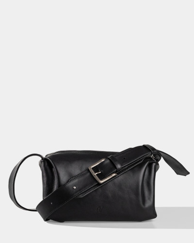"ROBIN" LEATHER, BLACK