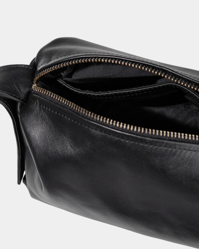 "ROBIN" LEATHER, BLACK