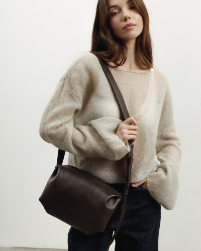 "ROBIN" LEATHER, BROWN