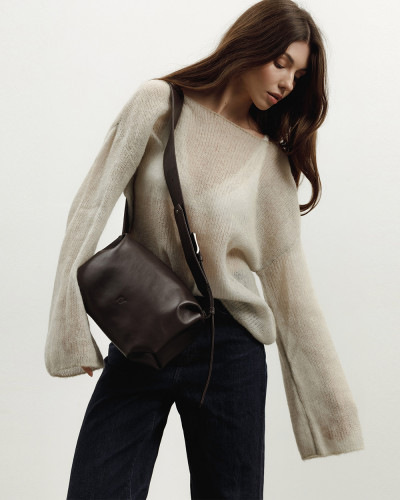 "ROBIN" LEATHER, BROWN