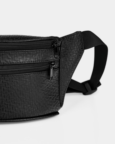"SHAFT 03" ECO-LEATHER, BLACK