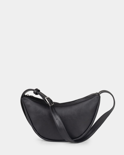 "CAROL" ECO LEATHER, BLACK
