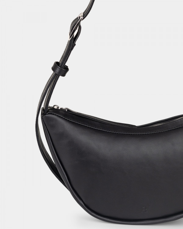 CAROL ECO LEATHER, BLACK