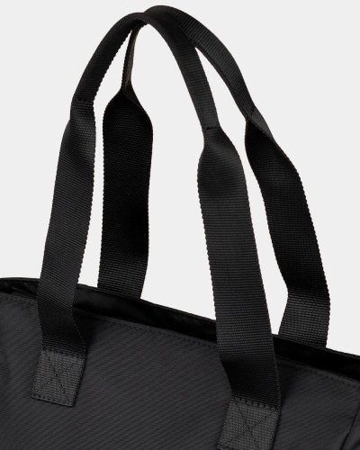 "BASIC TOTE" POLYESTER, BLACK