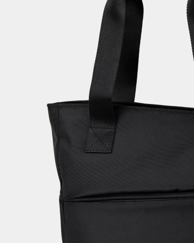 "BASIC TOTE" POLYESTER, BLACK