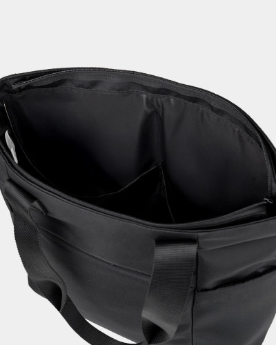 "BASIC TOTE" POLYESTER, BLACK