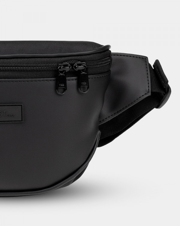 FLIGHT POLYESTER, BLACK