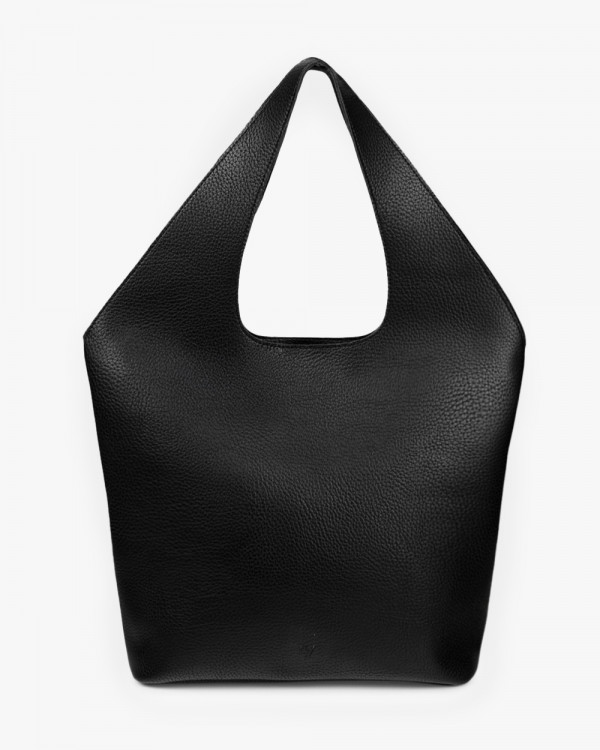 MEL ECO-LEATHER, BLACK