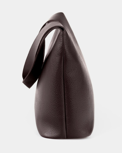 "MEL" ECO-LEATHER, BROWN
