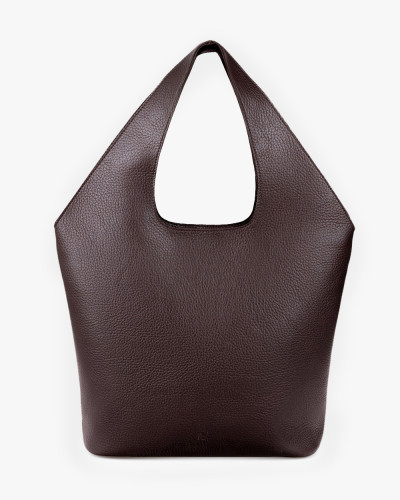 "MEL" ECO-LEATHER, BROWN