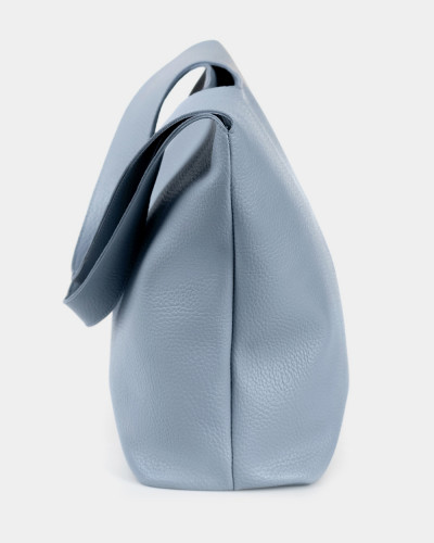 "MEL" ECO-LEATHER, BLUE