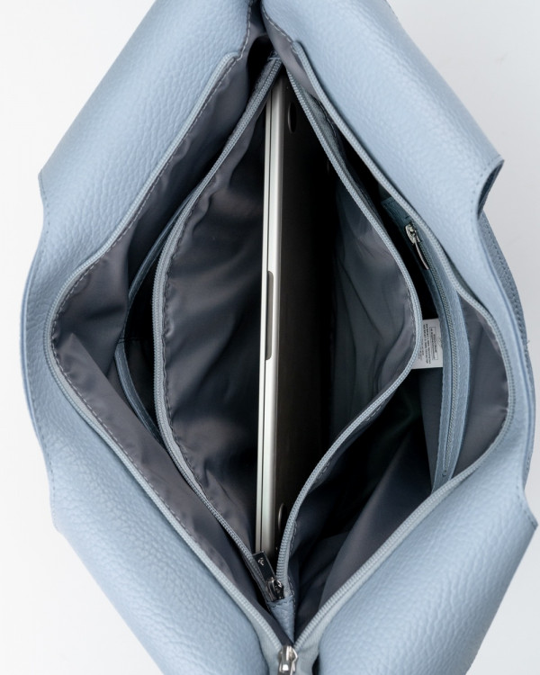 MEL ECO-LEATHER, BLUE