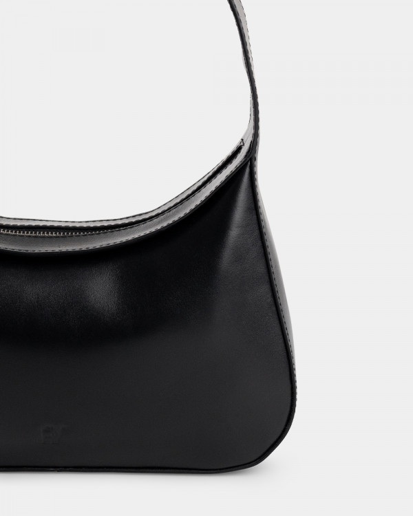 IDA LEATHER, BLACK