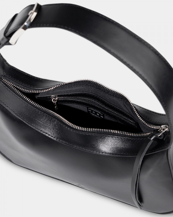 IDA LEATHER, BLACK