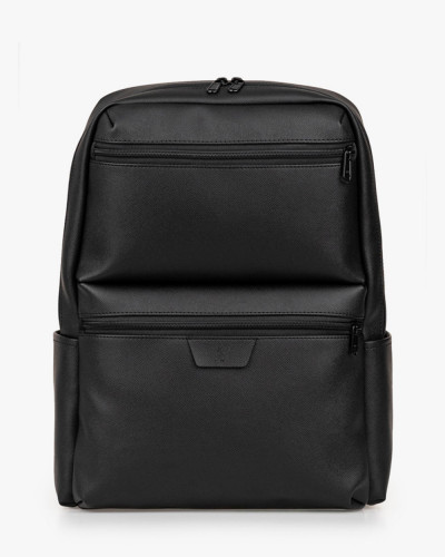 "VOYAGE" ECO-LEATHER, BLACK