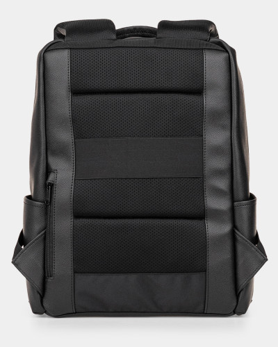 "VOYAGE" ECO-LEATHER, BLACK