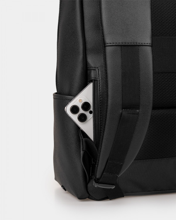 VOYAGE ECO-LEATHER, BLACK