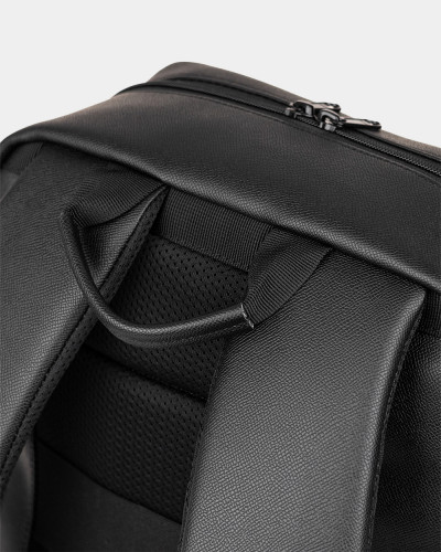 "VOYAGE" ECO-LEATHER, BLACK