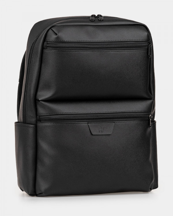 VOYAGE ECO-LEATHER, BLACK