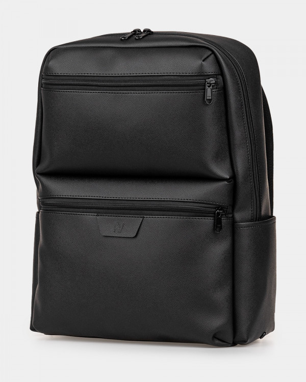 VOYAGE ECO-LEATHER, BLACK