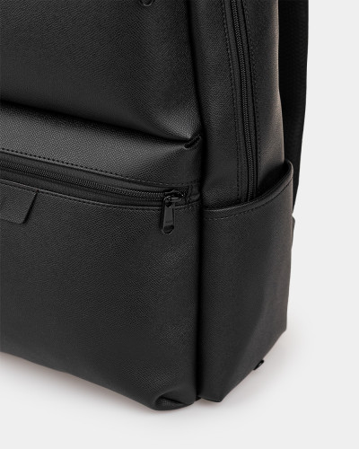 "VOYAGE" ECO-LEATHER, BLACK