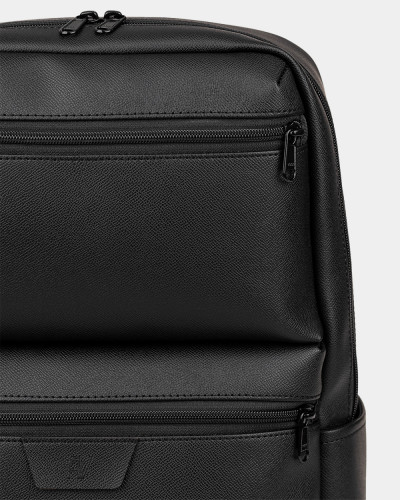 "VOYAGE" ECO-LEATHER, BLACK