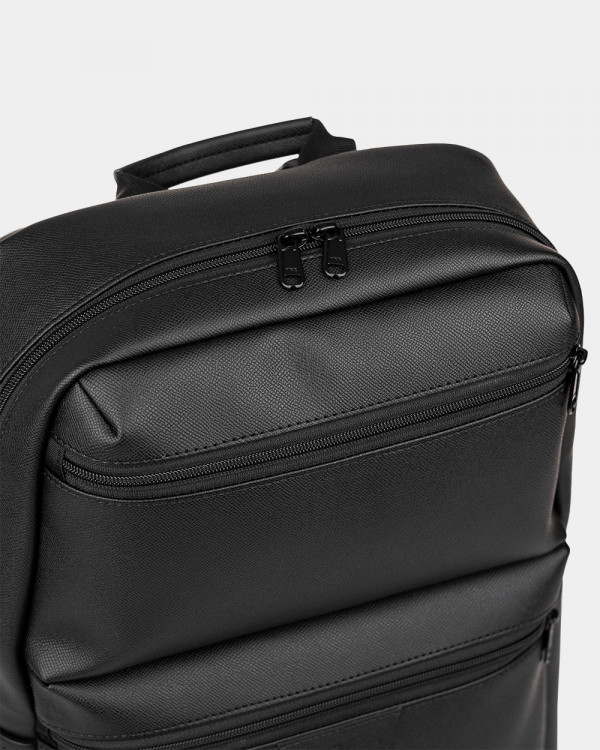VOYAGE ECO-LEATHER, BLACK