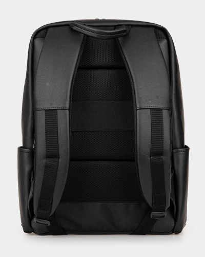 "VOYAGE" ECO-LEATHER, BLACK