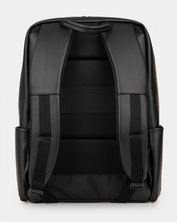 VOYAGE ECO-LEATHER, BLACK