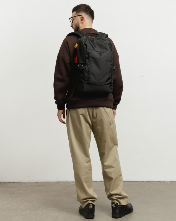 DROP POLYESTER, BLACK