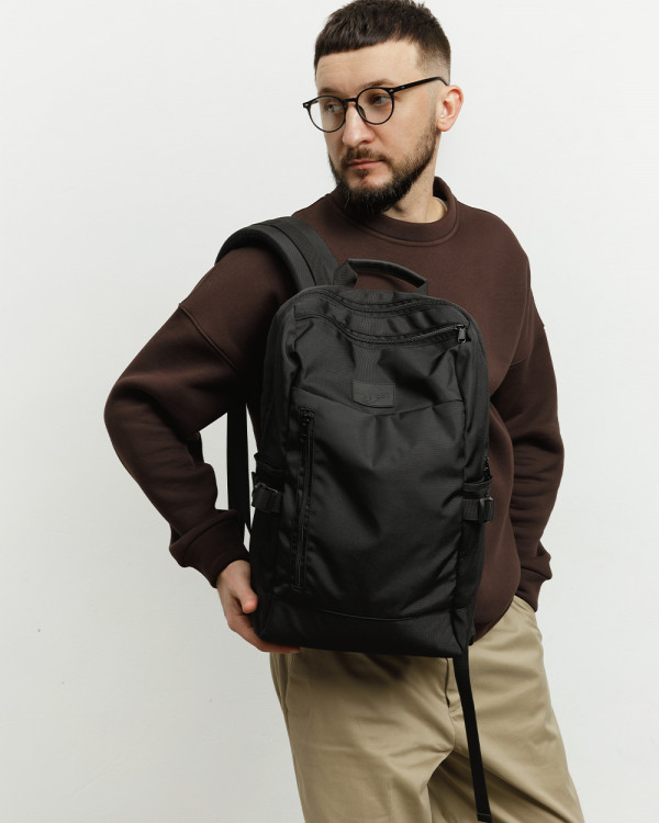DROP POLYESTER, BLACK